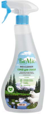 Средство для мытья стекол BioMio Bio-Glass Cleaner экологическое без запаха (500мл)