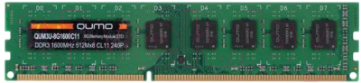 Оперативная память DDR3 Qumo QUM3U-8G1600C11