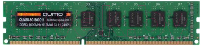 Оперативная память DDR3L Qumo QUM3U-8G1600C11L