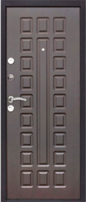 Входная дверь Йошкар Полимер/МДФ Венге (96x205, левая)