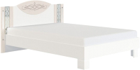 Каркас кровати МСТ. Мебель Белла №2.1 140x200 (с подсветкой, рамух белый) - 