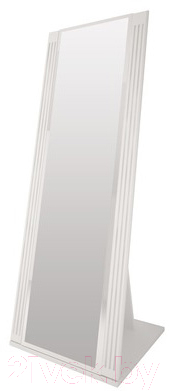 Зеркало Ижмебель Виктория 8 (белый глянец с порами/белая глянцевая пленка)