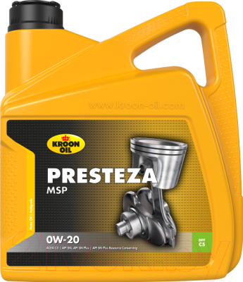 Моторное масло Kroon-Oil Presteza MSP 0W20 / 36497 (5л)