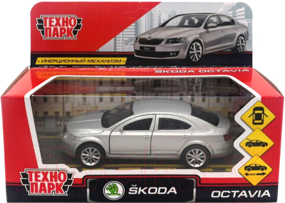 Автомобиль игрушечный Технопарк Skoda Octavia / OCTAVIA-SL
