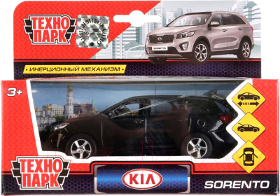 Автомобиль игрушечный Технопарк Kia Sorento Prime / SB-17-75-KS-N(BL)-WB