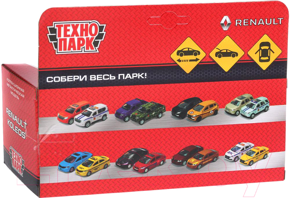 Масштабная модель автомобиля Технопарк Renault Koleos / KOLEOS-BK — фото 6