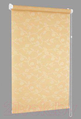 Рулонная штора Delfa Сантайм Жаккард Версаль СРШ-01М 8702 (115x170, бежевый)