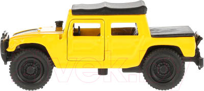 Автомобиль игрушечный Технопарк Hummer H1 Пикап Желтый / SB-18-09-H1-N(Y)-WB