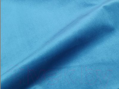Диван Лига Диванов Монако Slide / 101998 (велюр синий/экокожа черный)