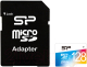 Карта памяти Silicon Power microSDXC UHS­-I/U1 Class 10 128GB (SP128GBSTXBU1V21SP) - 