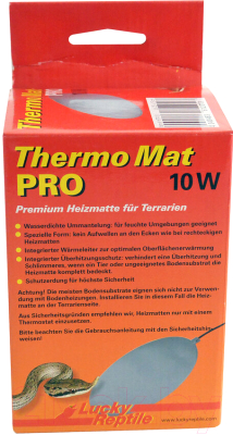 Термоковрик для террариума Lucky Reptile PRO 10Вт / HTP-10