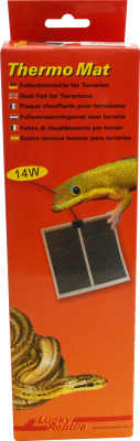 Термоковрик для террариума Lucky Reptile Thermo mat 14Вт / HTM-14