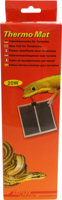 Термоковрик для террариума Lucky Reptile Thermo mat 20Вт / HTM-20