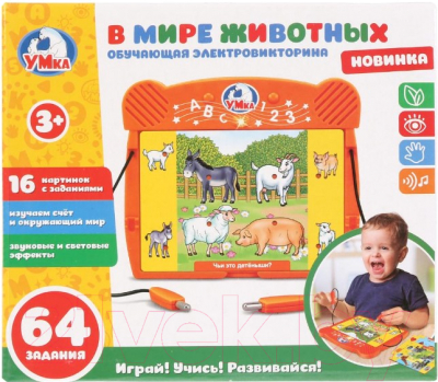 

Развивающая игрушка Умка, Электровикторина. В мире животных / B1692115-R