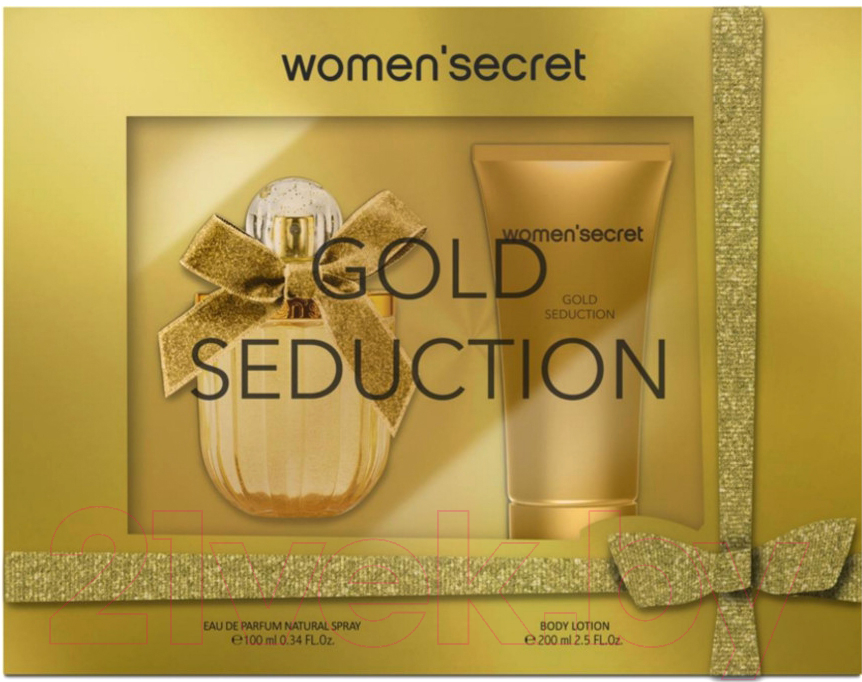 Парфюмерный набор Women'secret Gold Seduction парфюмерная вода 100мл + лосьон для тела 200мл