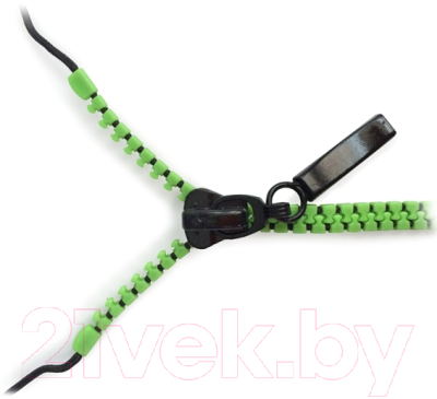 Наушники CBR Human Friends Zipper (зеленый)
