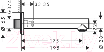 Излив Hansgrohe Talis S 72410000