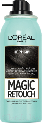 Тонирующий спрей для волос L'Oreal Paris Magic Retouch 1 (черный)