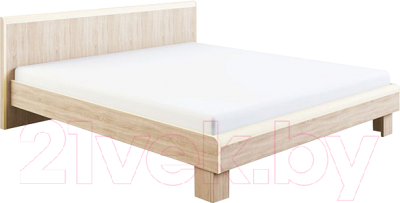 Каркас кровати МСТ. Мебель Оливия № 1.3 180x200 (дуб сонома светлый)