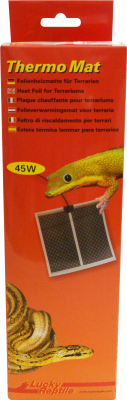 Термоковрик для террариума Lucky Reptile Thermo mat 45Вт / HTM-45