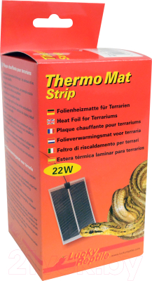Термоковрик для террариума Lucky Reptile Thermo mat Strip 22Вт / HTMS-22