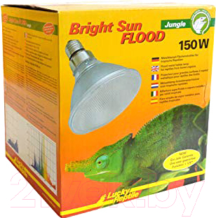 

Тепловая лампа для террариума Lucky Reptile, Bright Sun UV FLOOD Джунгли / BSFJ-150