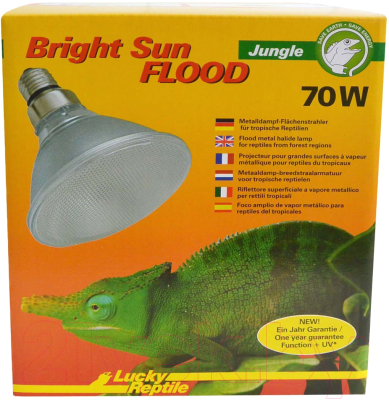 Лампа для террариума Lucky Reptile Bright Sun UV FLOOD Джунгли / BSFJ-70