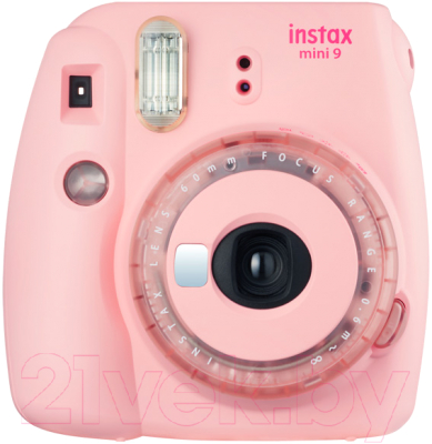 Фотоаппарат с мгновенной печатью Fujifilm Instax Mini 9 (Clear Pink)