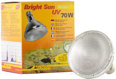 Лампа для террариума Lucky Reptile Bright Sun UV Пустыня/ BSD-70
