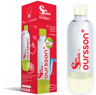 Бутылка для воды Oursson OS1000RB/IV