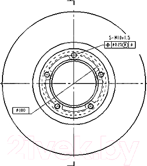 Тормозной диск Patron PBD1622
