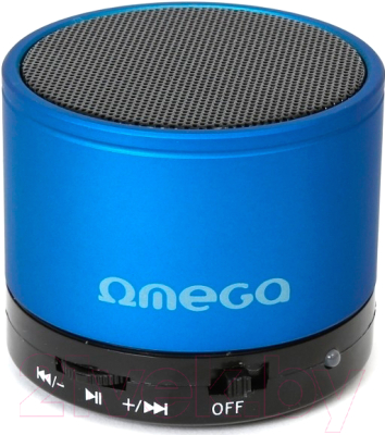 Портативная колонка Omega microSD/FM 3W Bluetooth / OG47BL (синий)