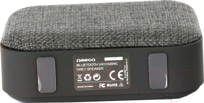 Портативная колонка Omega microSD/FM 3W Bluetooth / OG58G (серый)
