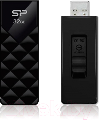 Usb flash накопитель Silicon Power Power Blaze B20 Black 32GB (SP032GBUF3B20V1K)