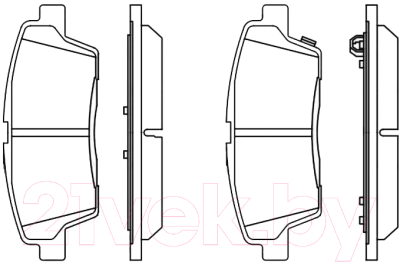

Тормозные колодки Bosch, 0986494766