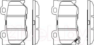 

Тормозные колодки Bosch, 0986494863