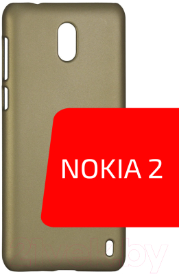 Чехол-накладка Volare Rosso Soft-touch силиконовый для Nokia 2 (золото)