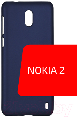 Чехол-накладка Volare Rosso Soft-touch силиконовый для Nokia 2 (темно-синий)