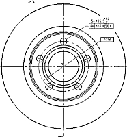 Тормозной диск Patron PBD2806 - 