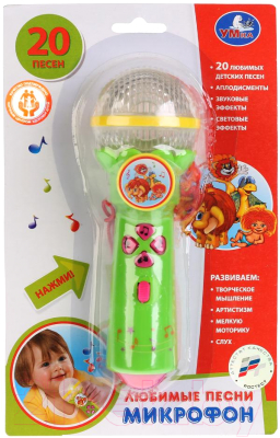 

Музыкальная игрушка Умка, Микрофон Любимые песни / B1252960-R8/192