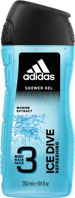 

Гель для душа Adidas, Body Hair Face Ice Dive для мужчин