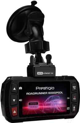 Автомобильный видеорегистратор Prestigio RoadRunner 600GPSDL (PCDVRR600GPSDL)