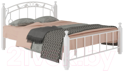 Полуторная кровать Сакура Garda-5 140 (белый)