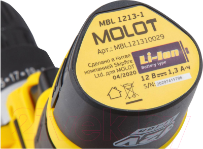 Аккумуляторный шуруповерт Molot MBD 1213-1 Li (MBD12131Li0029)