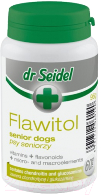 Витамины для животных Dr Seidel Flawitol с хондроитином и глюкозамином для собак (60таб)
