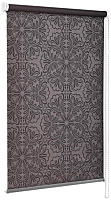 Рулонная штора Delfa Сантайм Металлик Принт СРШ-01МП 3592 (48x170, шоколад) - 