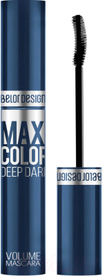 Тушь для ресниц Belor Design Maxi Color объемная синий