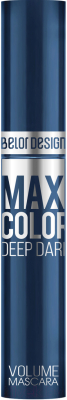 Тушь для ресниц Belor Design Maxi Color объемная синий
