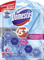 Чистящее средство для унитаза Domestos Power 5+ Видимая защита. Магнолия (53г) - 