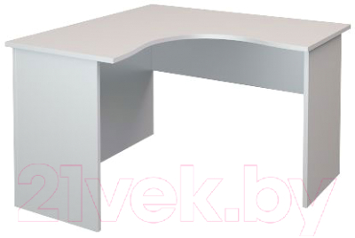 Письменный стол ТерМит Арго А-203.60 левый (серый)